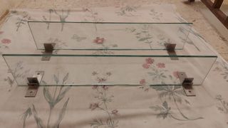 Estanterías de cristal Ikea (2 unidades)