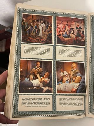 Álbum Los Diez Mandamientos Cromos