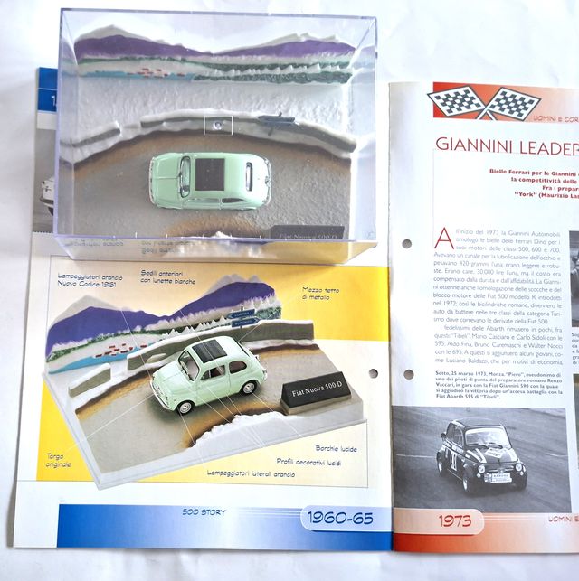 Modellino Fiat 500 D sc.1:43