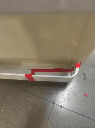 Nevera blanca con congelador