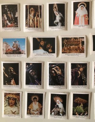 55 sellos de la Semana Santa de Sevilla (1973)