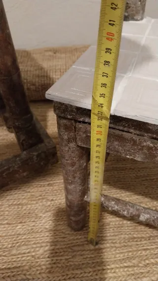 Mesa y sillita Madera Antiguas
