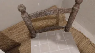 Mesa y sillita Madera Antiguas