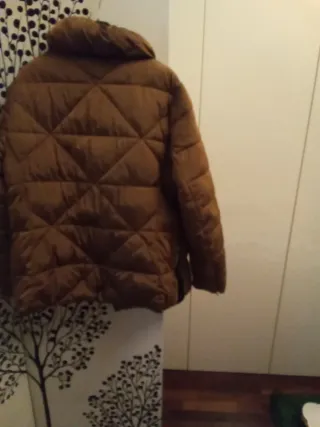 Piumino trapuntato bronzo e nero