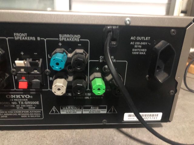 Receptor AV Onkyo TX-SR500P Gris