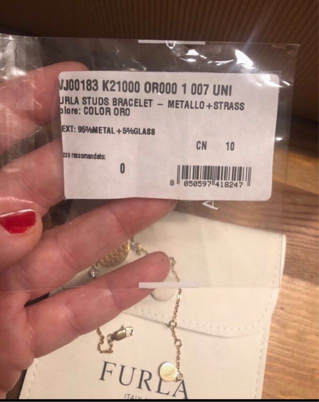 bracciale Furla con ciondolo