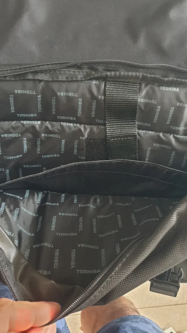 Confezione da 2 borse nere portatili