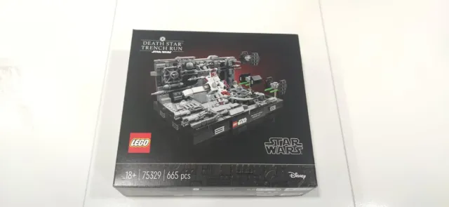 Diorama LEGO Star Wars Death Star Trench Run