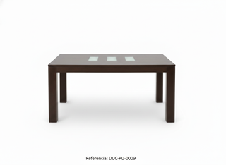 Mesa Comedor Wengue Cristal Lanmobel