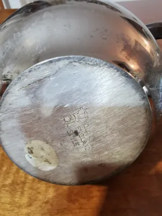 Teiera vintage in metallo argentato