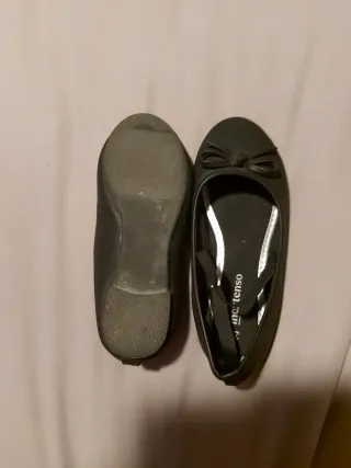 Manoletinas negras niña talla 30