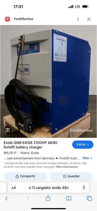 Cargador Expide 2100 48V 80Ah