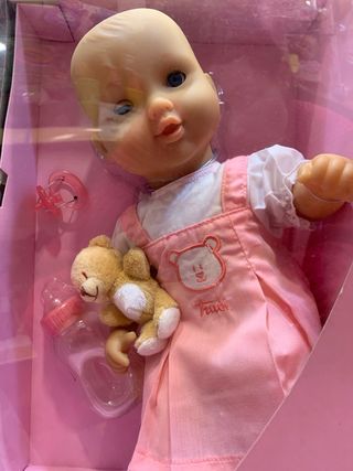 Bambola Trudi con orsetto e biberon