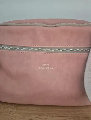 Bolso Stamp rosa impermeable