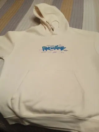 Sudadera beige Rick and Morty