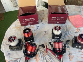 2 Carretes daiwa emblem surf 35scw QD type-r