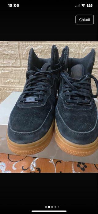 Nike Air Force 1 High Nere Gum