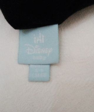 Cappellino bimba Disney nero con fiocco rosa