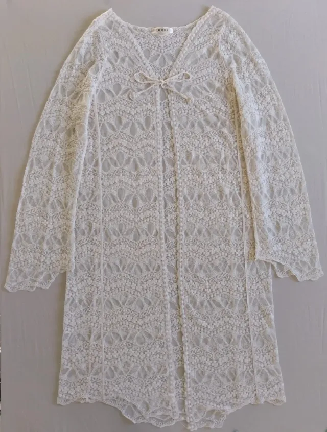 Chaqueta DODO encaje blanco talla única