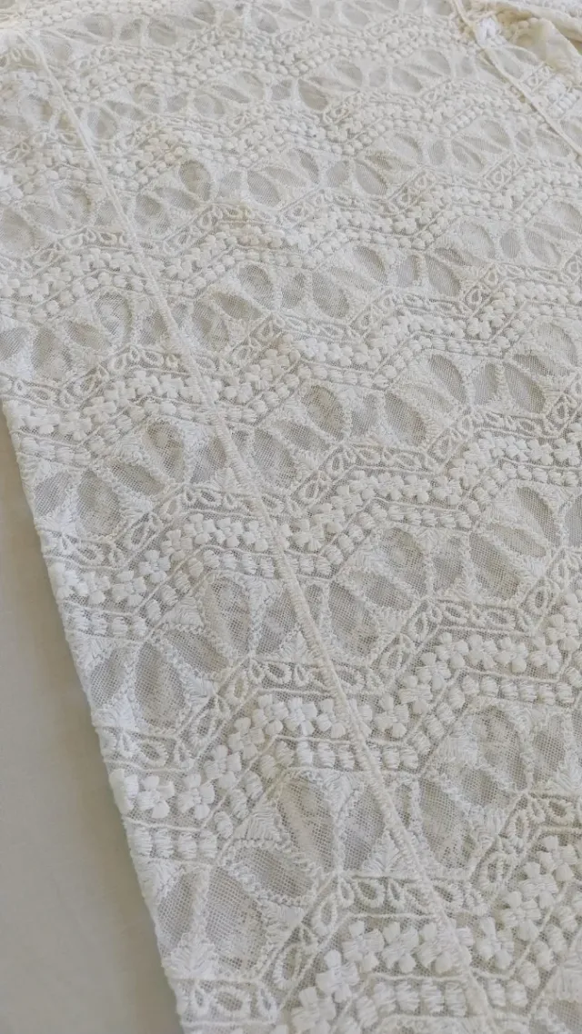 Chaqueta DODO encaje blanco talla única