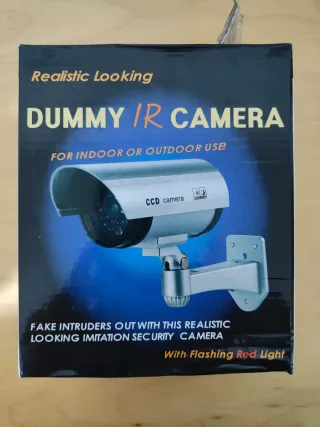 Finta camera di videosorveglianza con led