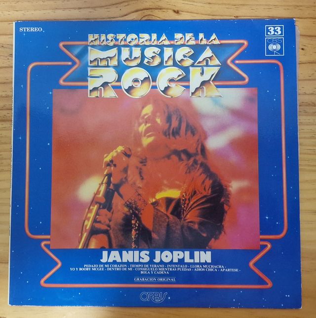 Vinilo Janis Joplin - Historia de la Música Rock