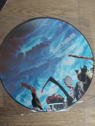 Iron Maiden The Wicker Man picture disc
