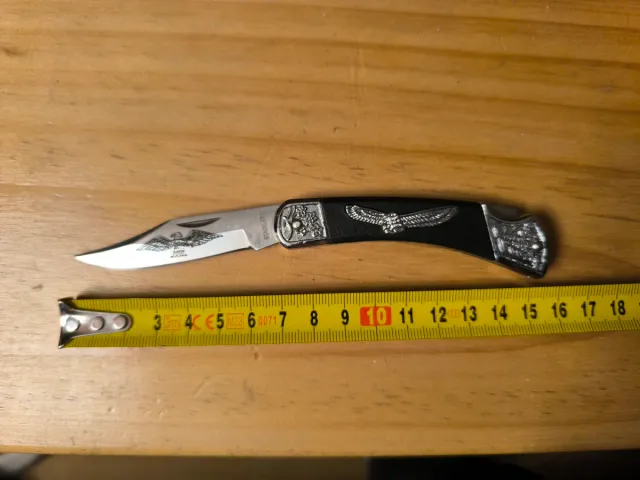 Lama da barba con aquila argentata