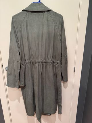 Gabardina Zara Verde Oscuro Talla XL