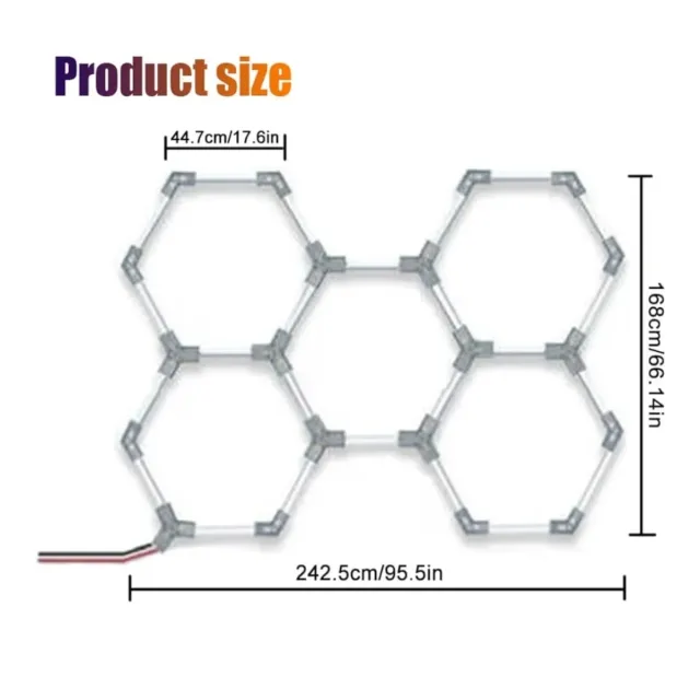 Lámparas LED Hexagonales