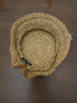 Cappello paglia vintage Laurenti anni '30