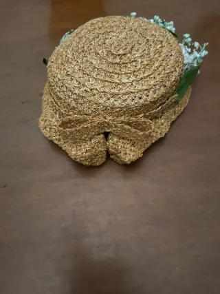 Cappello paglia vintage Laurenti anni '30