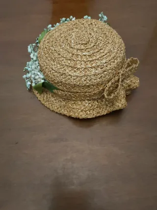 Cappello paglia vintage Laurenti anni '30