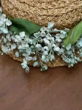 Cappello paglia vintage Laurenti anni '30