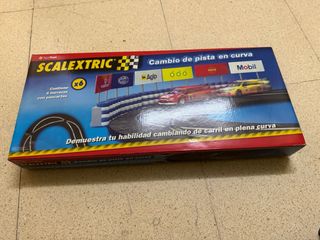 Scalextric Cambio de Pista en Curva