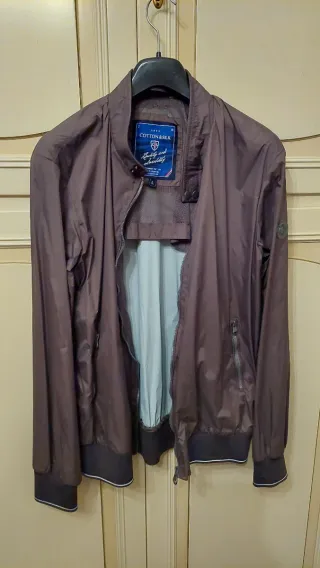 Giacca a vento Cotton & Silk marrone