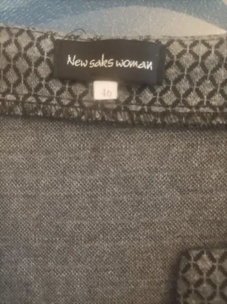 Vestido sin mangas estampado