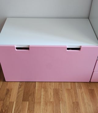 Baúl Almacenaje IKEA SMÅSTAD Rosa/Blanco