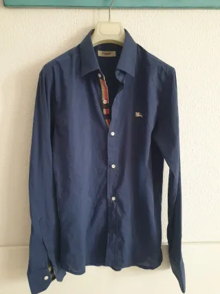 Camicia Burberry Uomo Blu