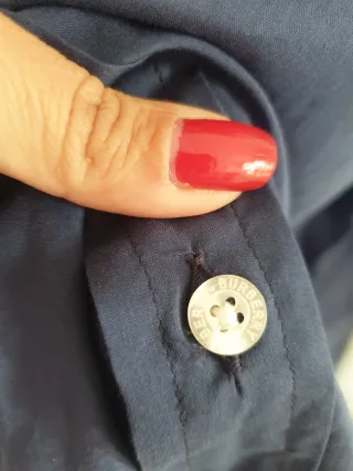 Camicia Burberry Uomo Blu