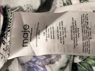 Blusa Maje Estampada Flores y Hojas