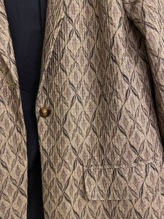 Americana mujer estampada