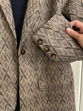 Americana mujer estampada