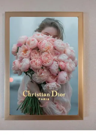 Set 4 Quadri Decorativi Lusso Floreale moda