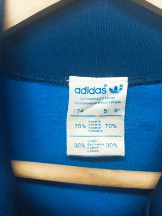 Chaqueta Adidas Vintage Azul Talla M