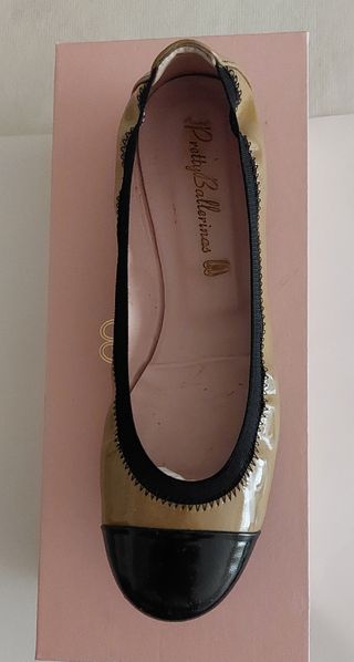Pretty Ballerinas flexibles beige/negro T38