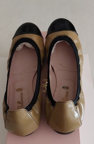 Pretty Ballerinas flexibles beige/negro T38
