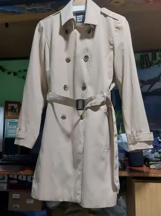 Gabardina Beige Mujer