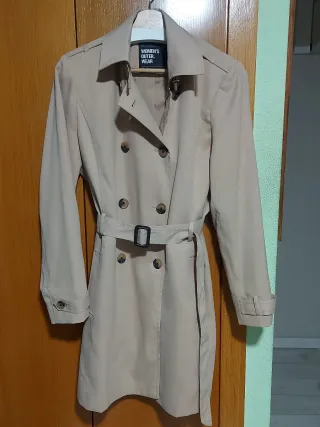 Gabardina Beige Mujer