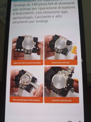 Kit Orologiaio Apri Fondello Swiss